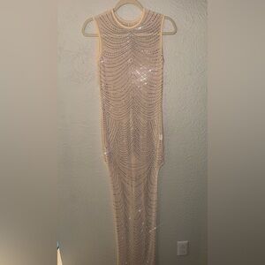 Elegant Rhinestone Dress